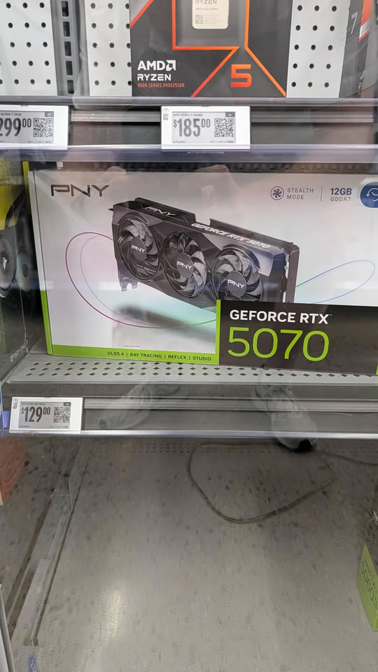 Redditor Picks Up a GeForce RTX 5070 For Just $129 After Walmart Mixes Up Price Tags
