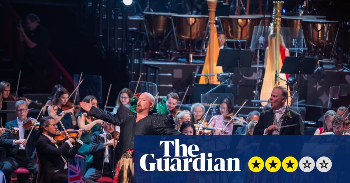Last Night of the Proms review – musical chaos ensues in near four-hour finale